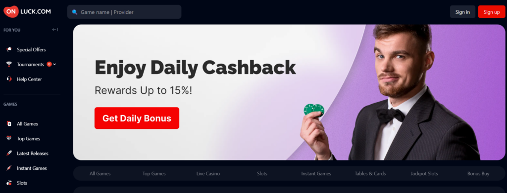 onluck casino